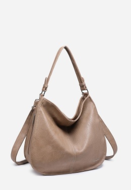 Torebka damska LUIGISANTO V080 Beige/Taupe