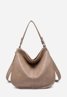 Torebka damska LUIGISANTO V080 Beige/Taupe