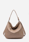 Torebka damska LUIGISANTO V080 Beige/Taupe