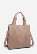Torebka damska LUIGISANTO V6623 Beige/Taupe