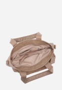 Torebka damska LUIGISANTO V6818-Z Beige/Taupe z zamszem