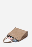 Torebka damska LUIGISANTO V8521 Beige/Taupe