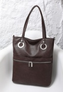 Torebka damska LUIGISANTO V8523 Coffe