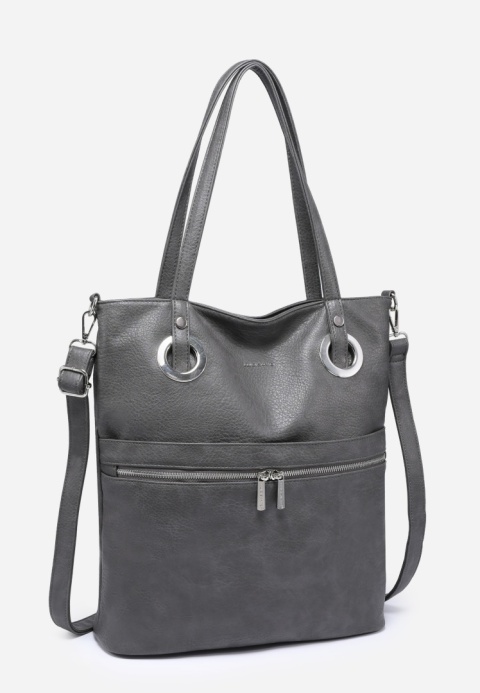 Torebka damska LUIGISANTO V8523 Grey