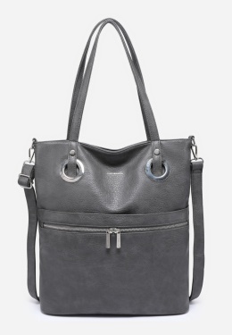 Torebka damska LUIGISANTO V8523 Grey