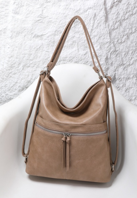 Torebka damska LUIGISANTO V8525 Beige/Taupe Torebka damska LUIGISANTO V8525 Beige/Taupe