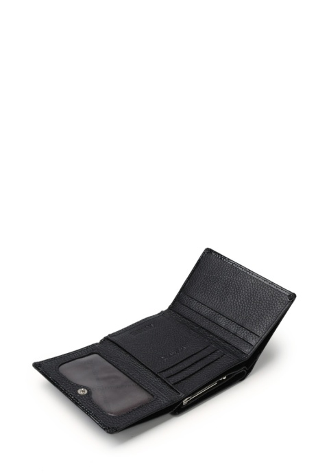 Portfel damski LUIGISANTO AE1009 czarny lakierowany