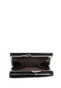 Portfel damski LUIGISANTO AE1009 czarny lakierowany