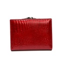 Portfel damski LUIGISANTO AE1009 czerwony lakierowany