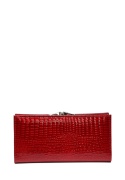 Portfel damski LUIGISANTO AE1518-1 czerwony lakierowany