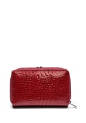 Portfel damski LUIGISANTO AE51-2 bordowy lakierowany
