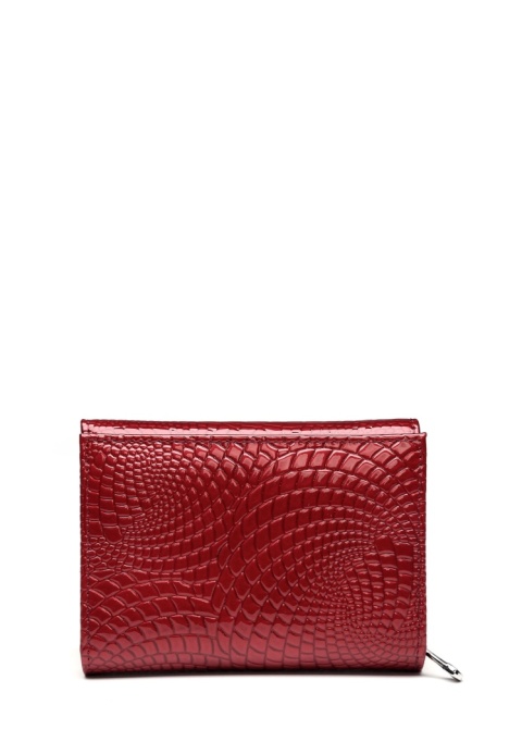 Portfel damski LUIGISANTO CE05-1 czerwony lakierowany