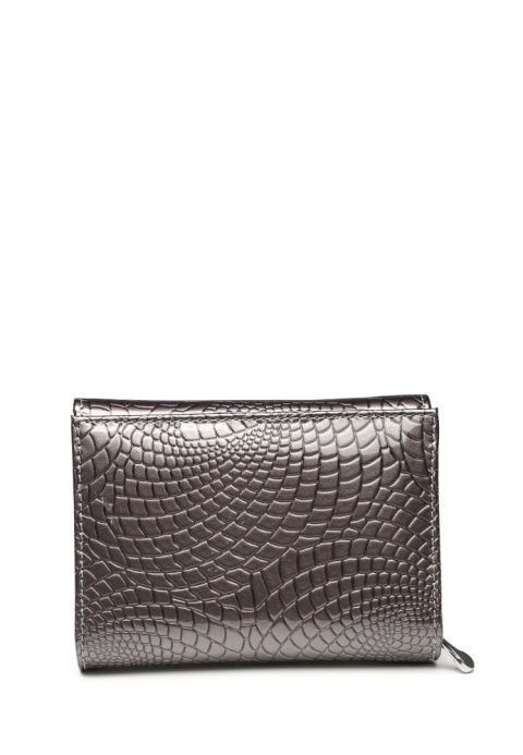 Portfel damski LUIGISANTO CE05-1 szary lakierowany