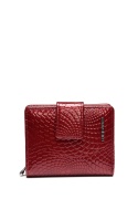Portfel damski LUIGISANTO CE07-1 czerwony lakierowany