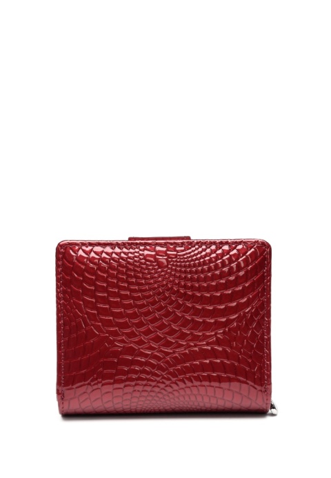 Portfel damski LUIGISANTO CE07-1 czerwony lakierowany