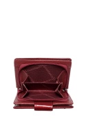 Portfel damski LUIGISANTO CE07-1 czerwony lakierowany