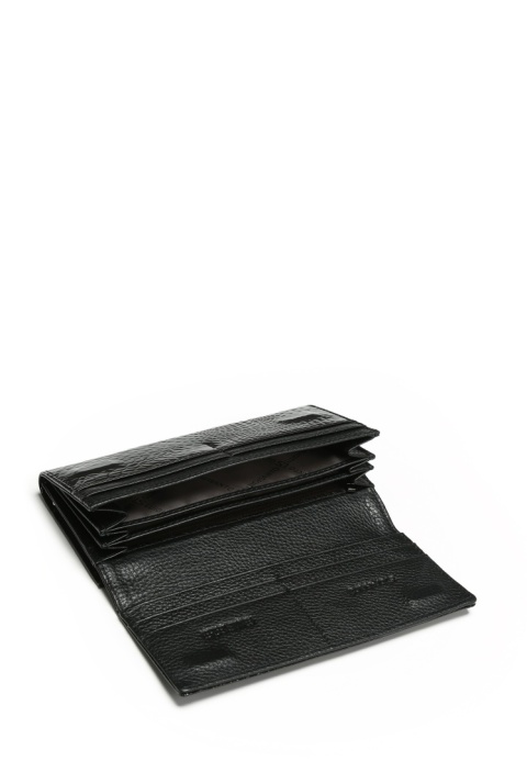 Portfel damski LUIGISANTO CE1518-1 czarny lakierowany