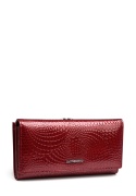 Portfel damski LUIGISANTO CE1518-1 czerwony lakierowany