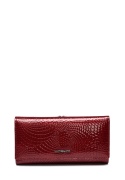 Portfel damski LUIGISANTO CE1518-1 czerwony lakierowany