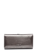 Portfel damski LUIGISANTO CE1518-1 szary lakierowany