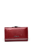 Portfel damski LUIGISANTO CE214 czerwony lakierowany