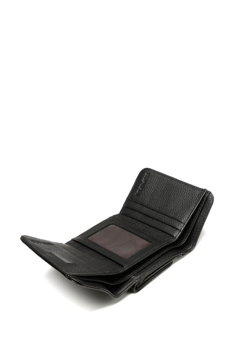 Portfel damski LUIGISANTO CE403-1 czarny lakierowany