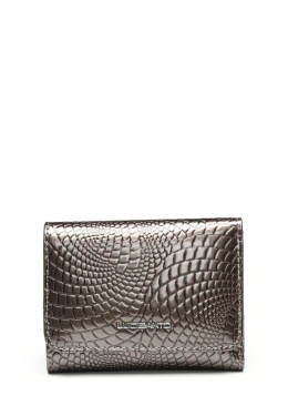 Portfel damski LUIGISANTO CE403-1 szary lakierowany