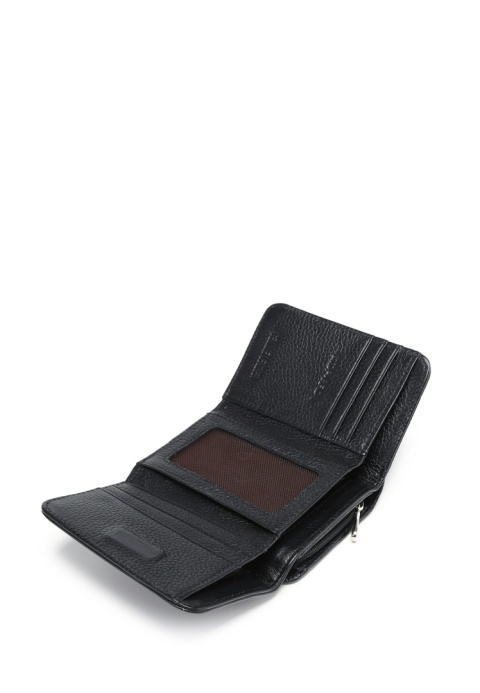 Portfel damski LUIGISANTO L043 czarny matowy