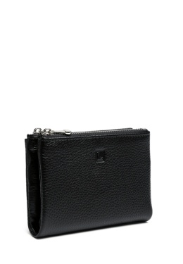 Portfel damski LUIGISANTO L045 czarny matowy