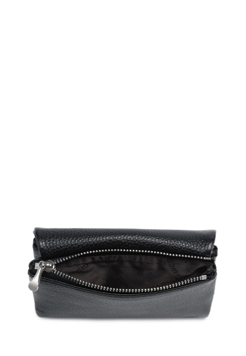 Portfel damski LUIGISANTO L048 czarny matowy