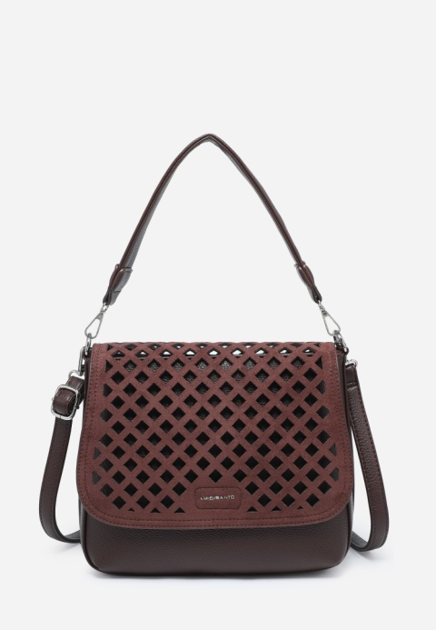 Torebka damska LUIGISANTO H1402 Coffe