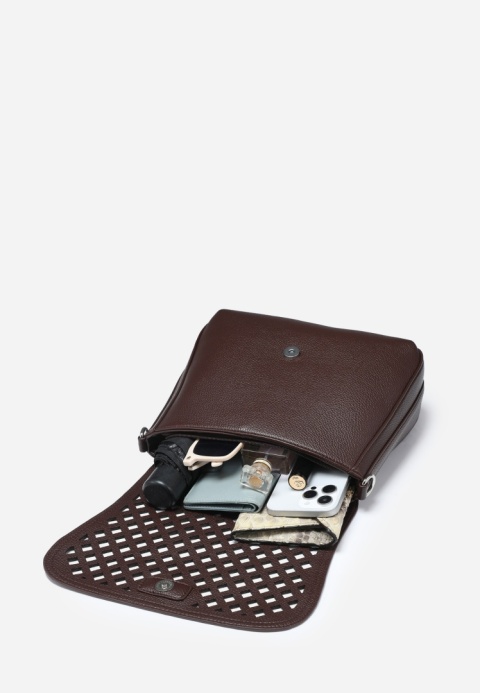 Torebka damska LUIGISANTO H1402 Coffe