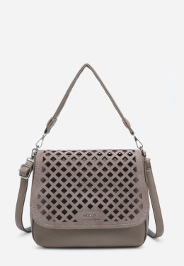 Torebka damska LUIGISANTO H1402 Taupe