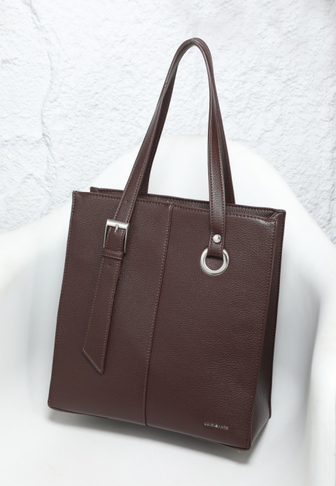 Torebka damska LUIGISANTO H1436 Coffe