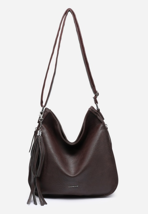 Torebka damska LUIGISANTO V1242 Coffe