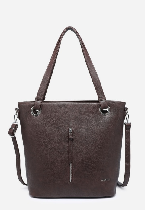Torebka damska LUIGISANTO V1328 Coffe