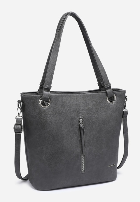 Torebka damska LUIGISANTO V1328 Grey