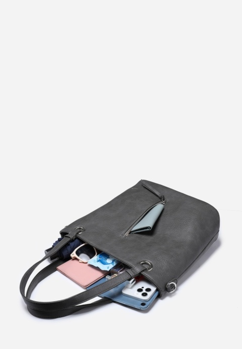 Torebka damska LUIGISANTO V1328 Grey