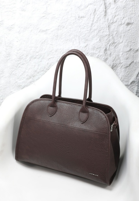 Torebka damska LUIGISANTO V1431 Coffe