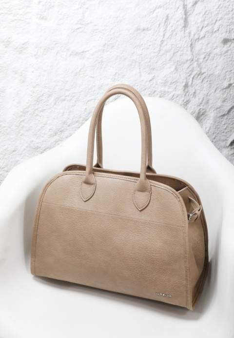 Torebka damska LUIGISANTO V1431 Beige/Taupe