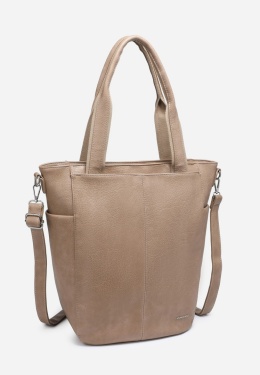 Torebka damska LUIGISANTO V1432 Beige/Taupe