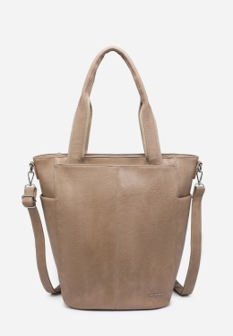 Torebka damska LUIGISANTO V1432 Beige/Taupe