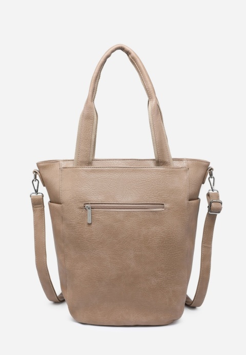 Torebka damska LUIGISANTO V1432 Beige/Taupe