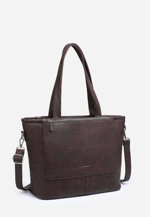 Torebka damska LUIGISANTO V8212 Coffe