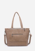 Torebka damska LUIGISANTO V8212 Beige/Taupe