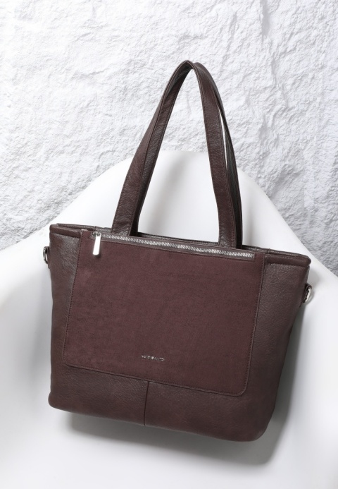 Torebka damska LUIGISANTO V8212-Z Coffe