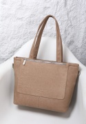 Torebka damska LUIGISANTO V8212-Z Beige/Taupe