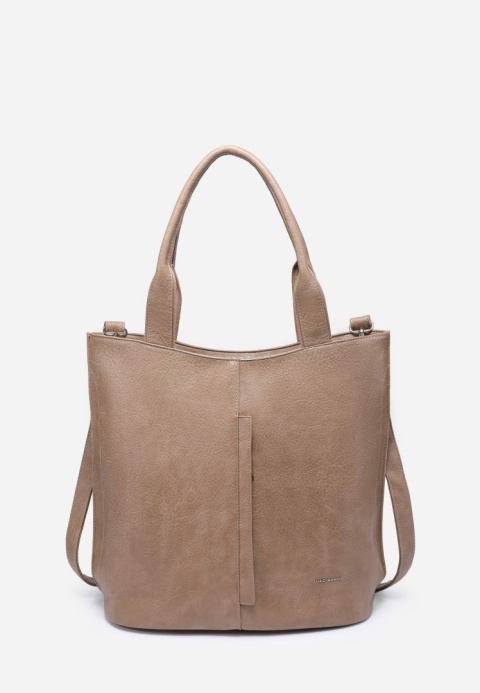 Torebka damska LUIGISANTO V8221 Beige/Taupe