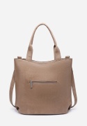 Torebka damska LUIGISANTO V8221 Beige/Taupe