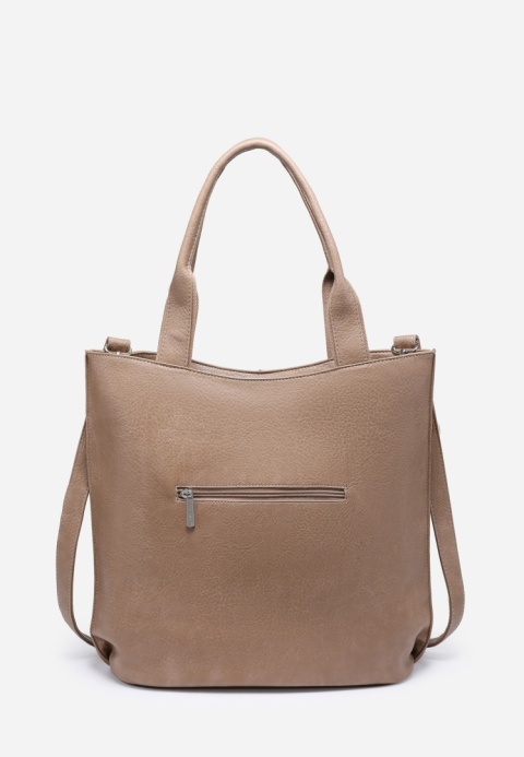 Torebka damska LUIGISANTO V8221 Beige/Taupe